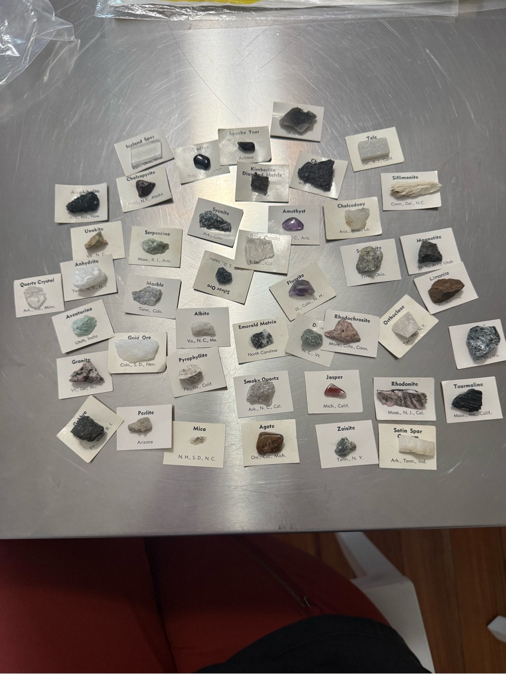 Mineral / crystal stone collection - 95 pieces
